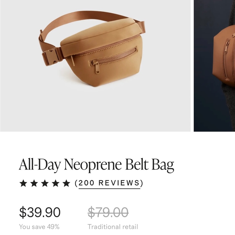 Quince Neoprene Belt Bag
